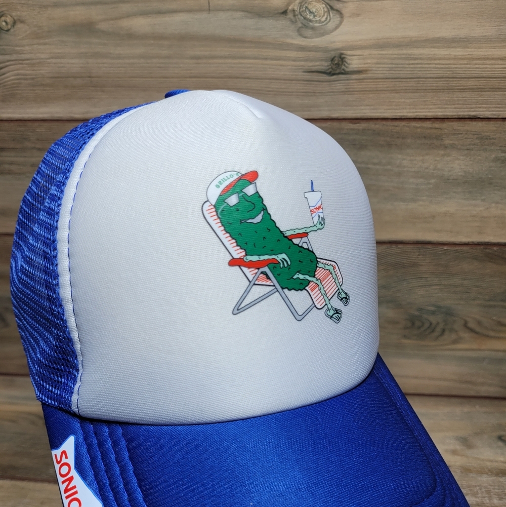 Sonic Drive-in Grillos Pickles Hat Unreleased Promo Item